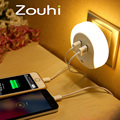 New Design Fashion Usb Wall Charger Adapter With Led Light Perception For Mobile Phone and Tablet