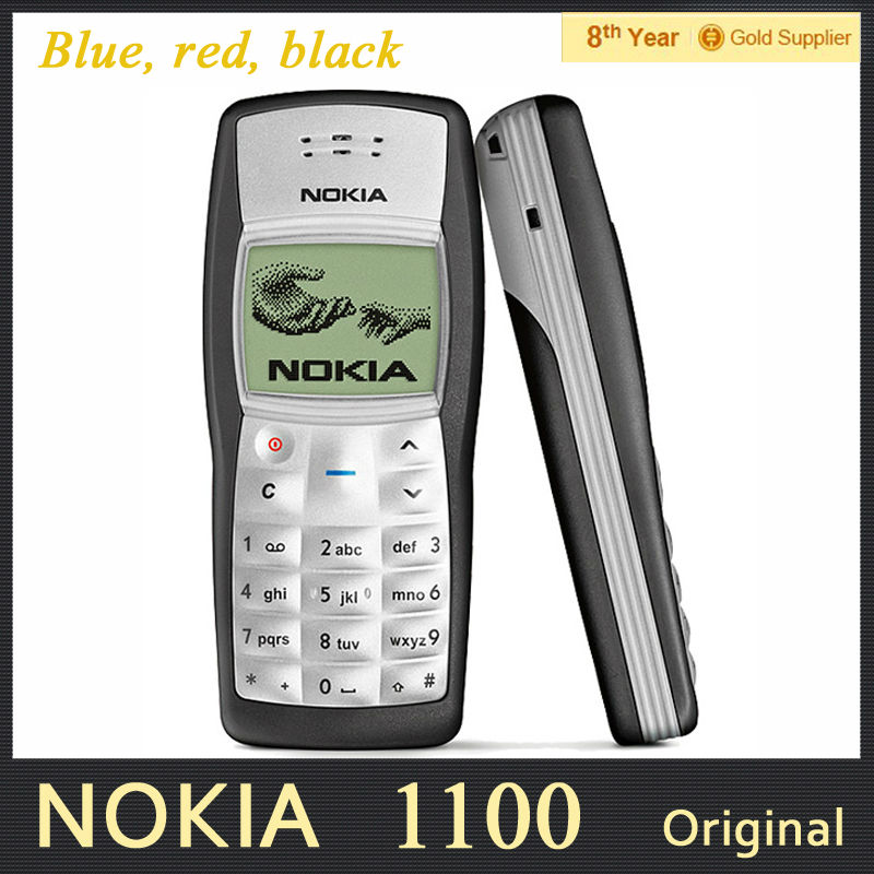 1100 Refurbished Original Unlocked Cell Phone 1 year warranty+Battery 