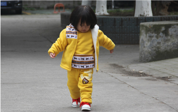 1-4 year old winter baby Boy girl Clothing ,Baby winter thick winter sweater 3pcs fitted vest hooded vest Kids Clothes Sets 1-4 year old winter baby Boy girl Clothing ,Baby winter thick winter sweater 3pcs fitted vest hooded vest Kids Clothes Sets