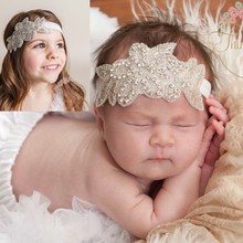 1PCS Retail Cute Kids Baby Girls headbands Rhinestone flowers with leaves Headbands children hair accessories td23