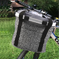 600D oxford cloth Alumiun alloy Mountain Bike Basket Quick disassembly Bicycle Pet Carrier Bag Bicycle Basket