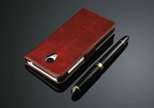 Meizu m2 note Case 5 5 inch Flip Wallet Genuine Leather Cover For Meizu M2 NOTE