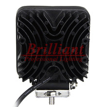 1PCS 4INCH 27W ROUND SQUARE LED WORK LIGHT 12V 24V SPOT BEAM FOR 4x4 OFFROAD ATV