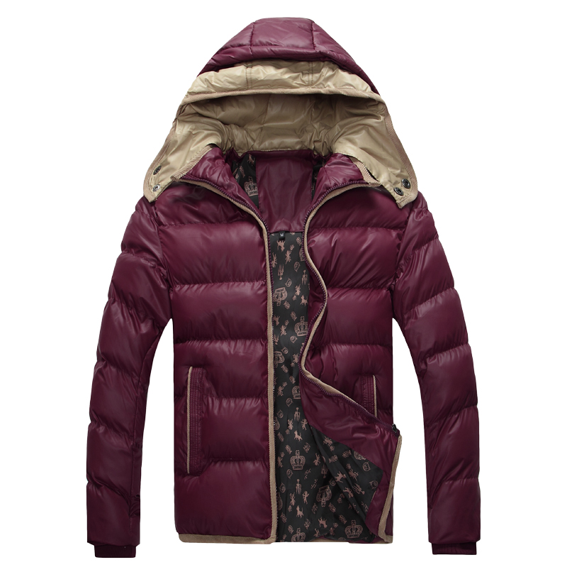 2015 winter jacket men casual 2015 autumn and winter warm cotton jacket Korean teenagers plus velvet paragraph cotton padded jac