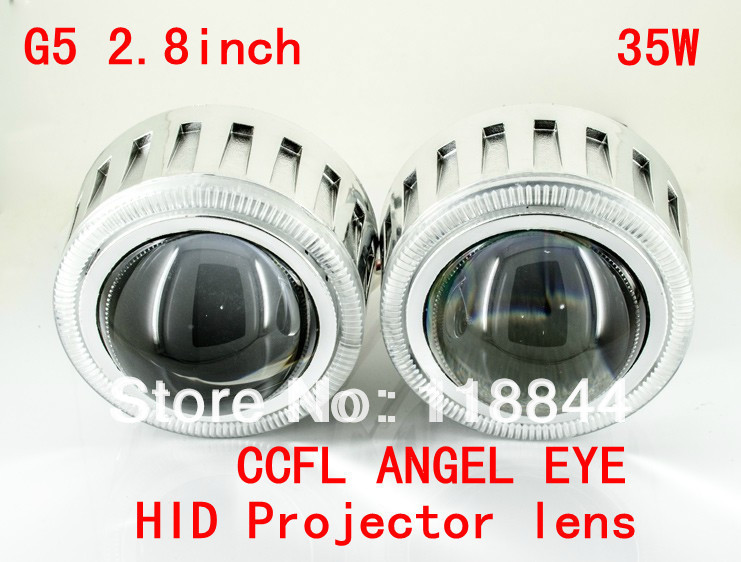35W Projector Lens Headlight kit Slim Ballast 9004 9005 9006 9007 H1 H7 H4 H13 G5 2.8