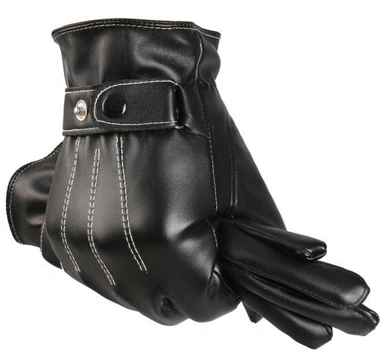 Men Winter Gloves Men s Leather Gloves driving glove men Mittens Keep Warm Winter In the