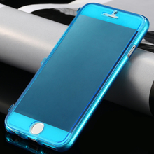 Ультра тонкий тонкий флип чехол для Apple iPhone 6 / 6 S / для iPhone 6 / 6 S плюс мягкий гель тпу прозрачный защитный