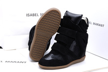 Isabel Marant horsehair black women s genuine leather sneakers