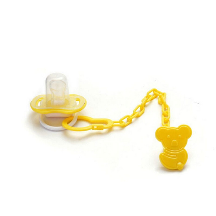 Baby Nipple Pacifier With Chain Clip Natural Rubber Pacifier Plastic Soother Chain Portable Nuk Pacifier Teat Teeth Grillz (9)
