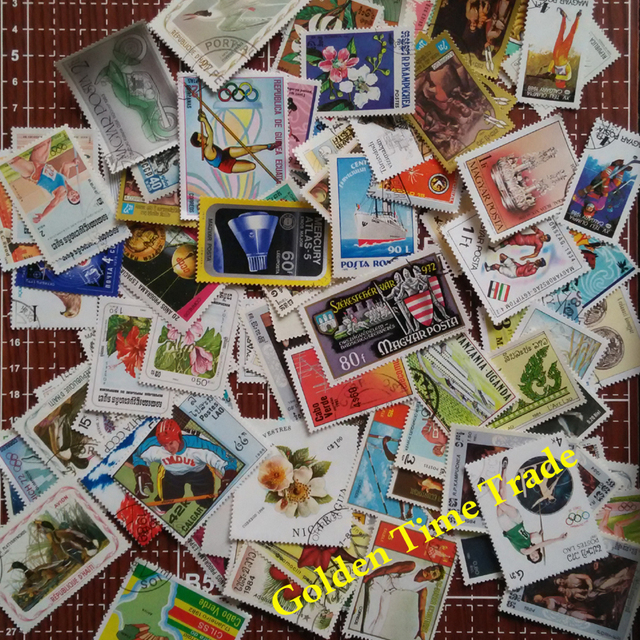 100 Шт./лот, все Разные Рэнд Крупных И Средних Почтовые Марки/тембров марки, от Бумаги, во Всем Мире Коллекции