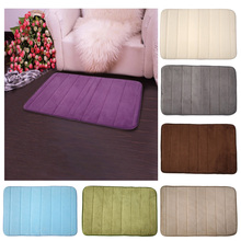 1PCS Memory Foam Bath Mat Non-slip 7 Colors Available 40*60cm