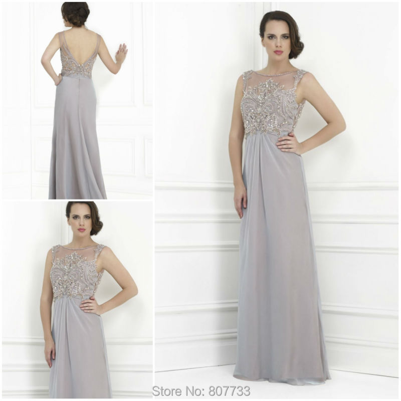 Collection Grey Long Dress Pictures - Reikian