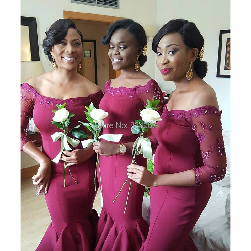 Wine color bridesmaids dresses Wine color bridesmaids dresses