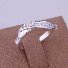 Hot Sale Free Shipping 925 Silver Ring 925 Silver Fashion Jewelry Insets Twisted Ring SMTR159