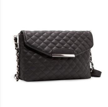 High Quality Hot 2015 New Fashion Brand New Women PU Handbags Casual Shoulder Quilted Chain Bag