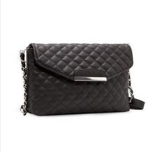 High Quality Hot 2015 New Fashion Brand New Women PU Handbags Casual Shoulder Quilted Chain Bag
