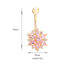 High quality Medical Steel Crystal Rhinestone Belly Button Ring Dangle Navel Body Jewelry Piercings Tassel Free