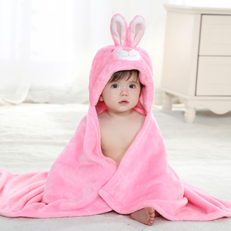 baby blankets pink rabbit