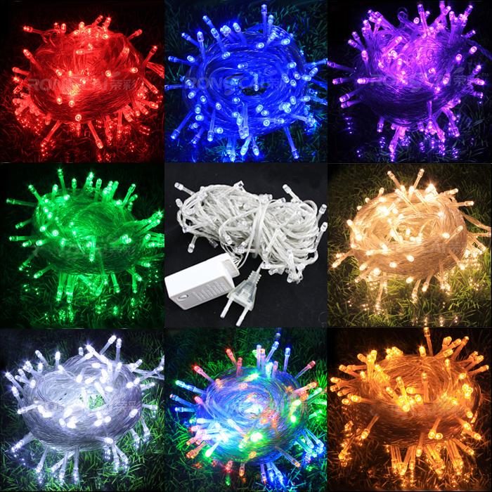 Lamp string Holiday Sale Outdoor 10m 100LED 220V string Energy String Fairy Lights Waterproof Party Christmas Garden lights