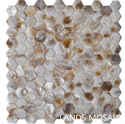 LSBK18,hexagon mosaic tiles, mother of pearl mosaic tiles, kitchen backsplash tiles, round bathroom mosaic tile.