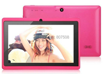 7 inch android 4 2 tablet pc Allwinner A23 dual core dual camera WIFI bluetooth capacitive