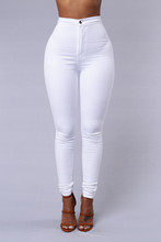 New 2016 Women’s Vintage High Waist Jeans Pencil Stretch Denim Pants Female Slim Skinny Trousers Plus Size Calca Jeans