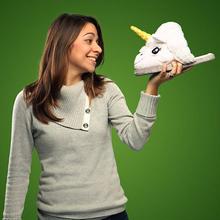 Animal Chausson Licorne Plush Slippers 2015 Winter Men’S Shoes White Unicorns Indoor Home Shoes