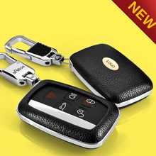 Leather Car Styling Key Cover Case For Land Rover freelander 1 2 discovery 2 3 4 sport A8 A9 Auto Key Cover Leather Accessories