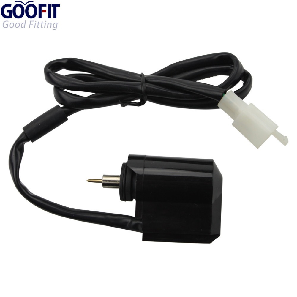 GOOFIT E Clotted Valve for font b GY6 b font 150cc Scooter Carburetor Electric Choke Moped