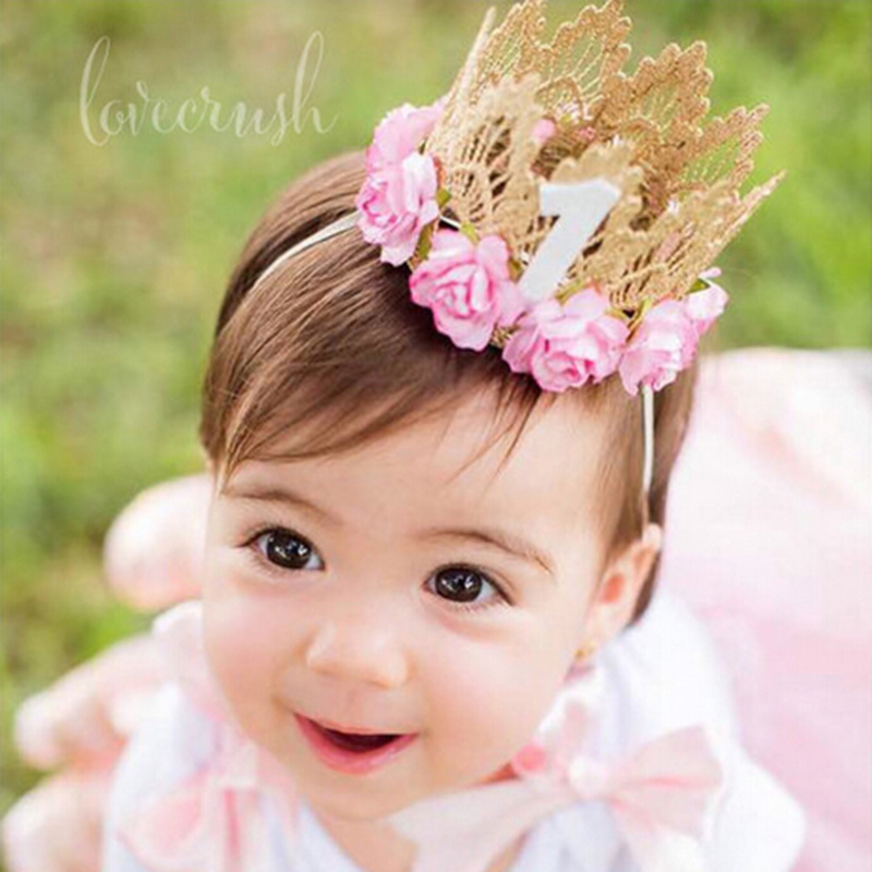 birthday headband baby headband large flower headband 7 colors newborn baby birthday crown headband flower lace birthday headband baby headband large flower headband 7 colors newborn baby birthday crown headband flower lace