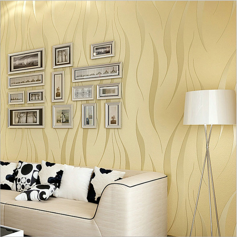 three-dimensional non-woven wallpaper simple modern bedroom wallpaper the living room TV backdrop factory direct