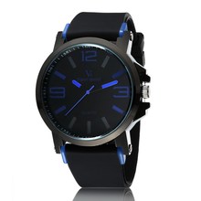 Fashion Wristwatches Clock Male V6 Brand Quartz Man Watches Silicone Wrist Band Watch Sports Men’s Water proof watches Quality