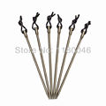 High Strength Titanium Tent Peg Outdoor Tent Poles Camping Tent Stakes 5PCS lot Free Shipping