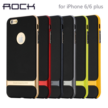 ROCK Original Cell Phone Shell For iPhone 6/6s/6 plus case 4.7″ & 6/6s plus 5.5 Royce PC +TPU ultra-thin Back Cover phone case
