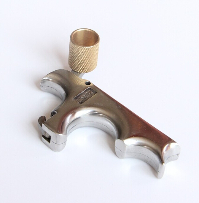 Free shipping stainless steel bow release for compound bow archery accessories Wrist clamp type