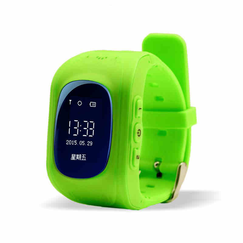 Hot 3 цветов gsm наручные часы телефон lbs gps трекер расположение анти-потерянный sos для детей детей