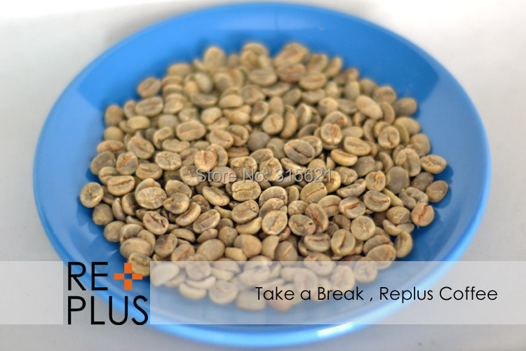 500g Brazil Chocola Bourbon Green coffee beans small coffee beans Free shipping
