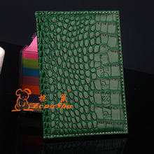 ZS 2015 New Arrived Candy Color Fashion Passport Cover Card Holder Unisex Travel Passport Holder crocodile