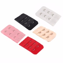 1PCS Women Bra Strap 2 Hooks 3 Rows Belt Extender Clip Clasp Buckle Intimates Accessories