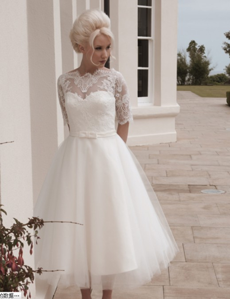 standard length wedding dresses