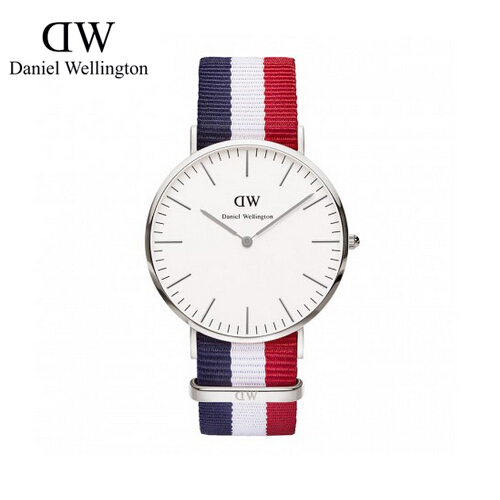 36mm for women ladies daniel wellington silver one nylon leather band daniel wellington watch quartz wristwatch