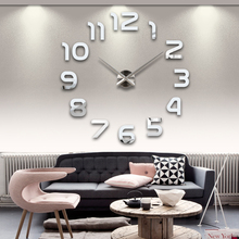 2014 new MAX3 creative living room bedroom mute wall clock watch fun DIY Wall Clock Roman Numerals