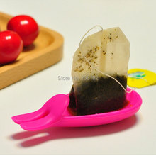 1pc Rabbit hanging cup for Tea bag Creative Wineglass Label Silicon Clip Drinkware Gadgets