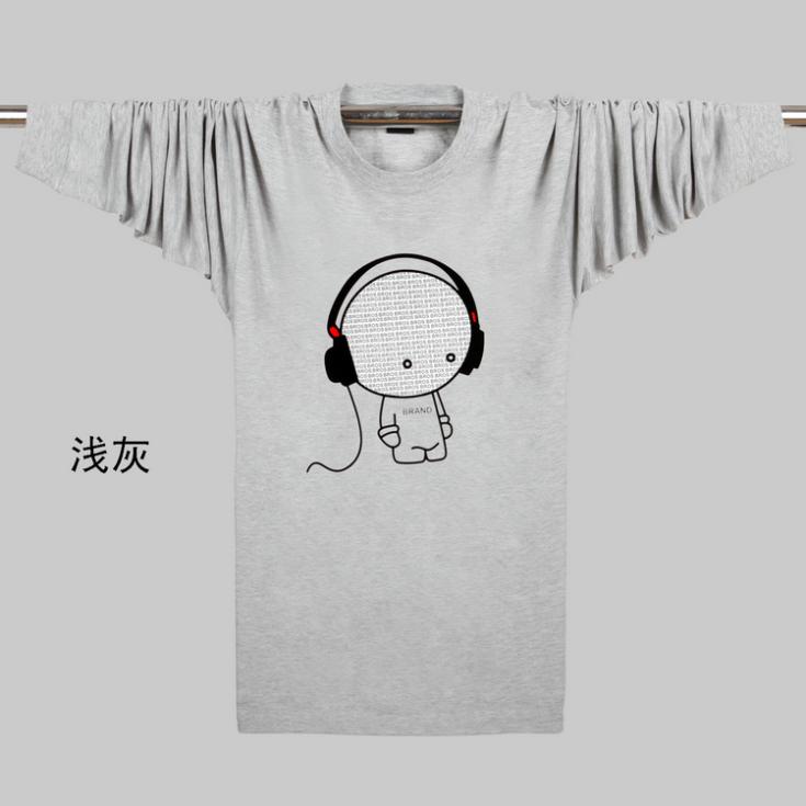 Casual Shirt New The Autumn Winter Long Sleeve T shirt Man Plus size Cotton Base Fertilizer