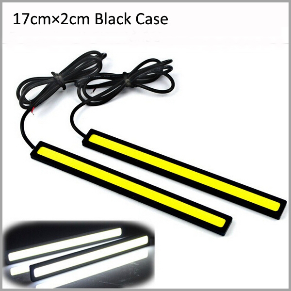 QUI FABRIQUE CES LEDS (PASSING) POUR TOURING 2pcs-Lot-6W-pcs-17CM-length-2CM-width-White-LED-DRL-LED-car-daytime-running-light