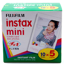 Genuine 50 Sheets White Edge Fuji Fujifilm Instax Mini 8 Film For 8 50s 7s 7 90 25 Share SP-1 Instant Camera Fast Free Shipping