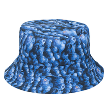 2016 Summer Harajuku Flat Bucket Hats 3D printed Dot Bluebeerry Outdoor Beach Hat Fishing Hip Hop tartan Aztec Cops Women Girls