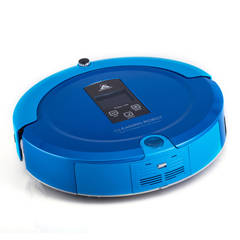 Amtidy Automatic Robot Vacuum Cleaner Self Charge Home Appliances LED Touch Screen Remote