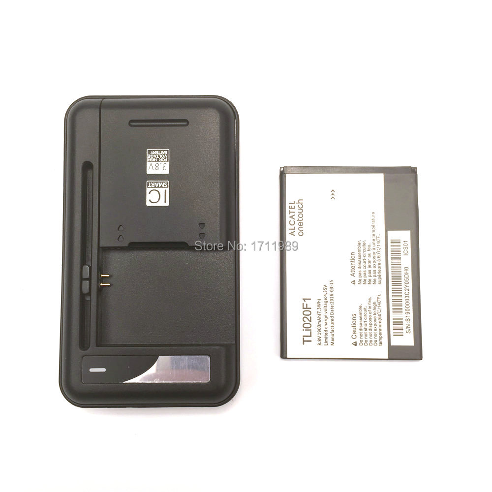 TLi020F1 Battery For Alcatel One Touch C7 OT 7040 Pop 2 5042 + Wall Home Travel USB Universal Charger Port Adapter Tracking Code