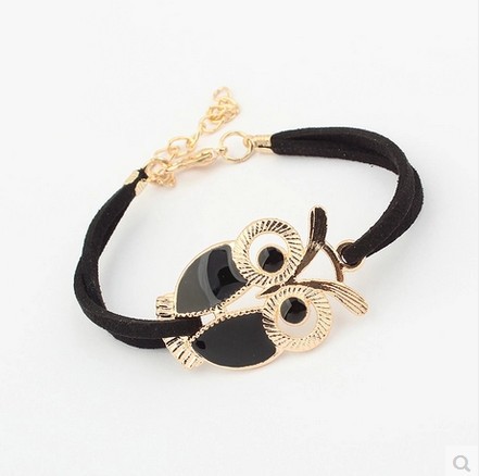 David jewelry wholesale Bracelet female Korean pop jewelry bracelet Leather bracelet wholesale Korean wild owl bracelet
